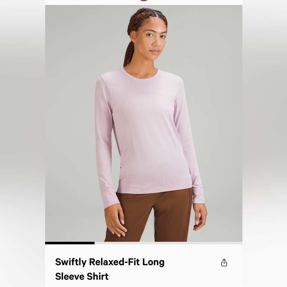 Lululemon Swiftly Relaxed-Fit Long Sleeve Shirt